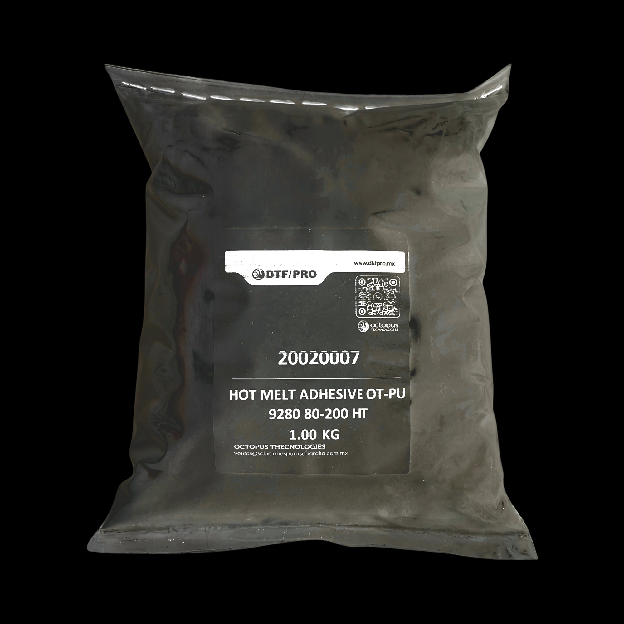 POLVO ADHESIVO HOT MELT PU NEGRO
