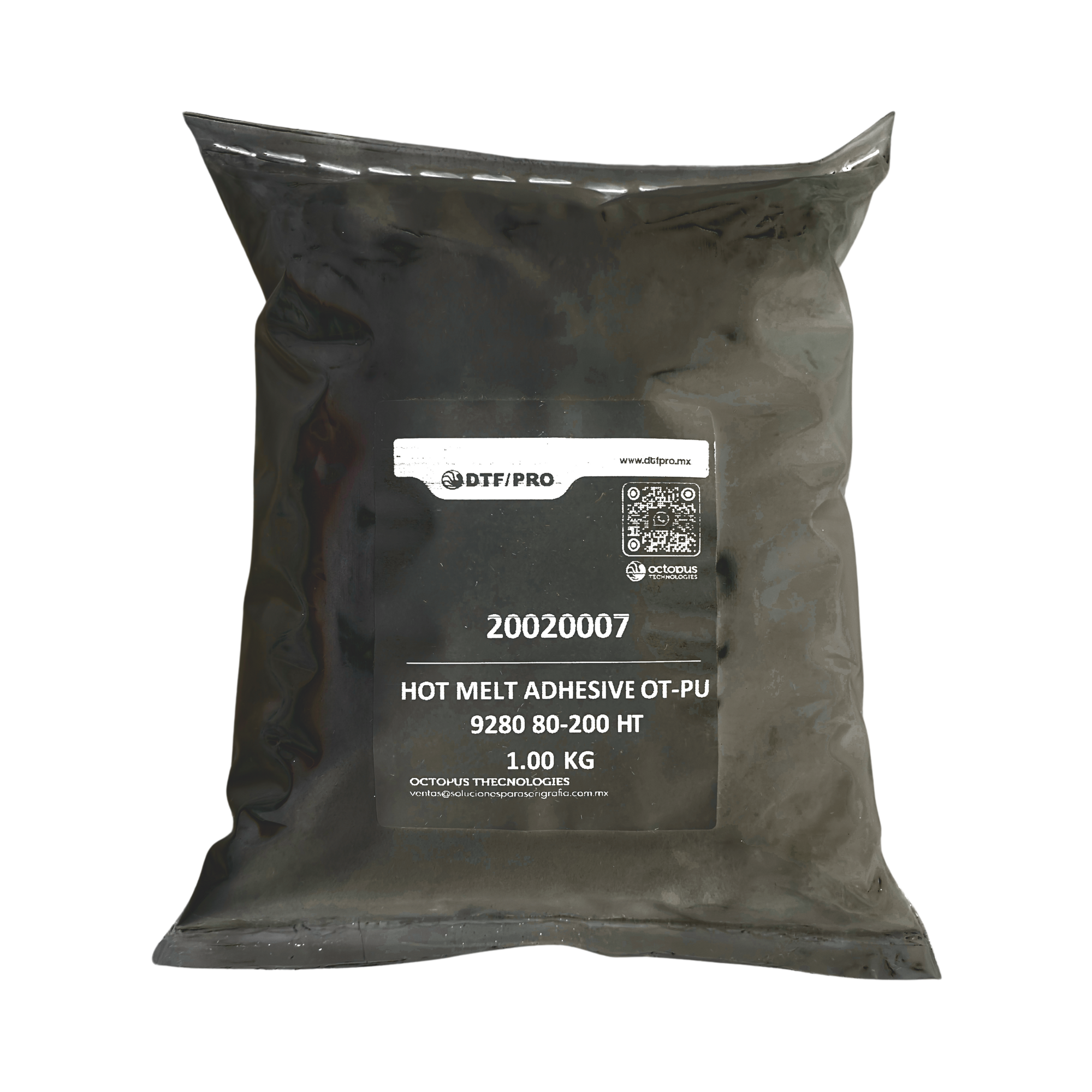 POLVO ADHESIVO HOT MELT PU NEGRO